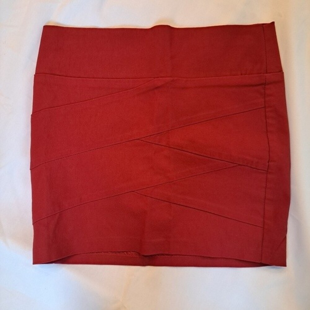 Charlotte Russe Mini Skirt Women Size Medium Red